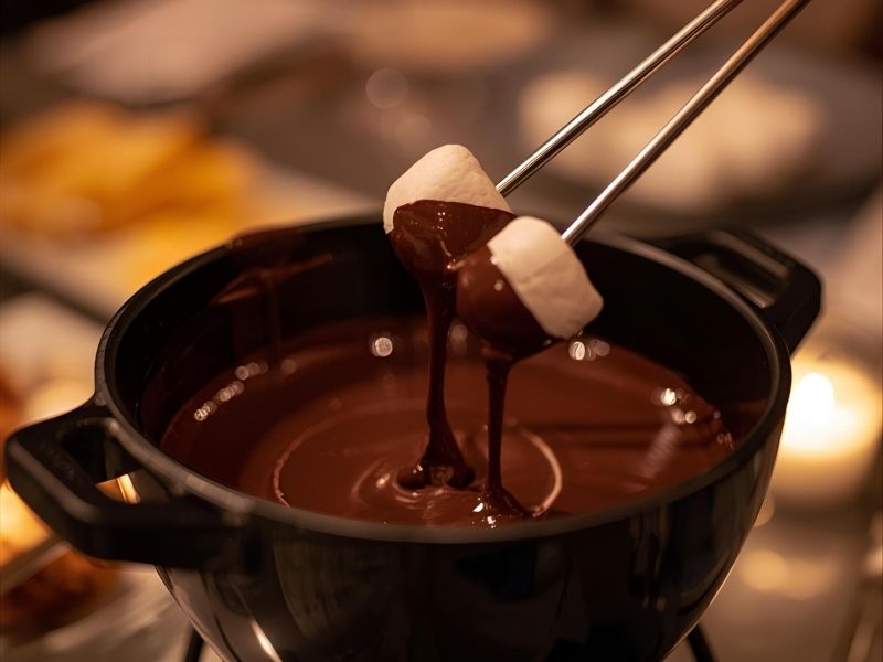 チョコレートフォンデュ画像