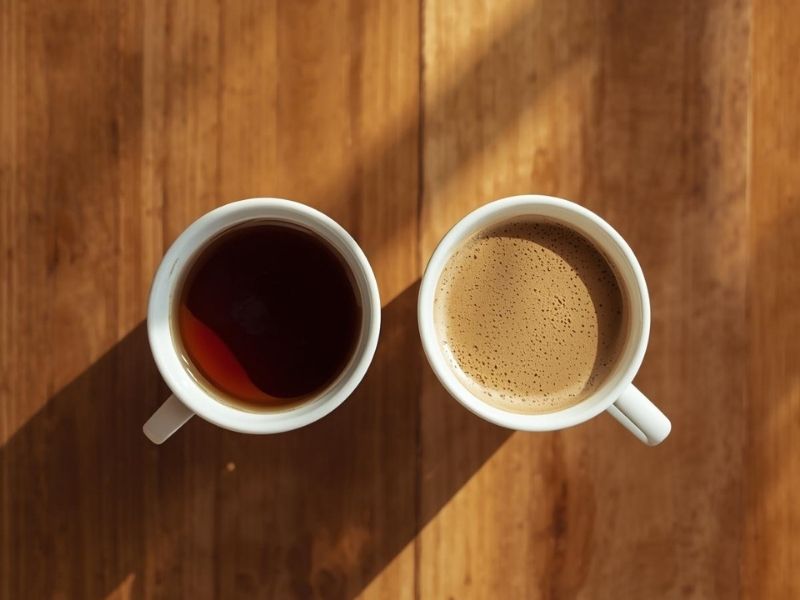 コーヒーと紅茶の画像
